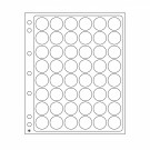 Plastic sheets ENCAP for 48 coins with diameter between 23.5 and 26 mm, 343210